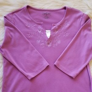 Crystal Kobe Lavender Top